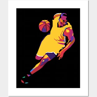 Basketball pop art Posters and Art